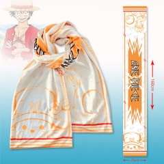 One Piece Cosplay Cartoon Double Side Warm Decoration Scarf for Winter