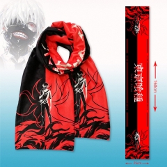 Tokyo Ghoul Cosplay Cartoon Double Side Warm Decoration Scarf for Winter