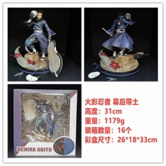 31cm GK Naruto UCHIHA OBITO Cartoon Model Toy Collection Anime PVC Figure