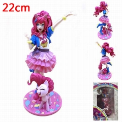 My Little Pony Pinkie Pie Cartoon Model Toys Wholesale Anime PVC Figure 22cm