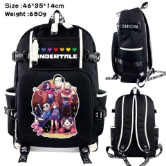 Undertale Anime Cosplay Cartoon Canvas Colorful Backpack Bag