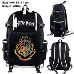 Harry Potter Anime Cosplay Cartoon Canvas Colorful Backpack Bag
