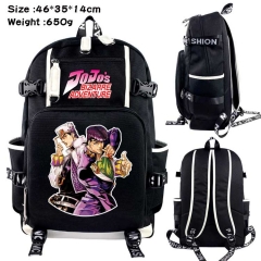 JoJo's Bizarre Adventure Anime Cosplay Cartoon Canvas Colorful Backpack Bag