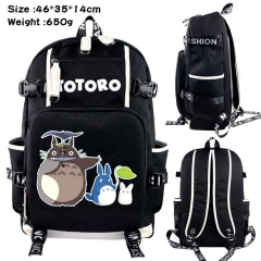 My Neighbor Totoro Anime Cosplay Cartoon Canvas Colorful Backpack Bag
