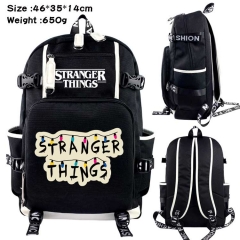Stranger Things Anime Cosplay Cartoon Canvas Colorful Backpack Bag
