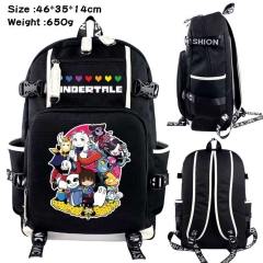 Undertale Anime Cosplay Cartoon Canvas Colorful Backpack Bag