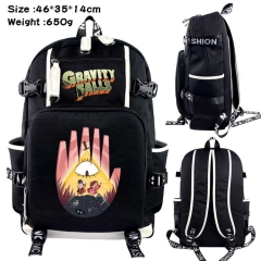 Gravity Falls Anime Cosplay Cartoon Canvas Colorful Backpack Bag