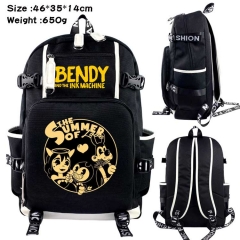 Bendy and the Ink Machine Anime Cosplay Cartoon Canvas Colorful Backpack Bag