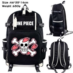One Piece Anime Cosplay Cartoon Canvas Colorful Backpack Bag