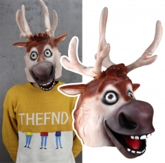 Frozen Elk Movie Latex Prom Props Wholesale Cosplay Anime Mask