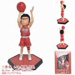 Slam Dunk Mitsui Hisashi 14# Cartoon Cosplay Anime PVC Figure Model Collection Toy
