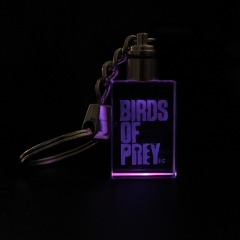 Birds of Prey Movie Cosplay Crystal Material Anime Keychain