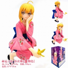 Fate/Stay Night Saber Cartoon Model Toys Collection Anime PVC Figure