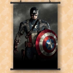 Marvel's The Avengers Captain America Waterproof Anime Wallscrolls Game Cosplay Cartoon Wall Scrolls Decoration