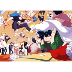Boku no Hero Academia/My Hero Academia Home Decoration Retro Kraft Paper Anime Poster