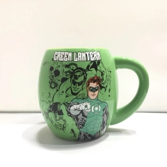 540ML Green Lantern  Movie Cosplay 3D Character Printing Cup Anime Ceramic Mug