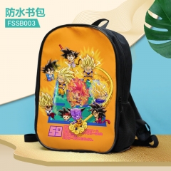 Dragon Ball Z Custom Design Cosplay Cartoon Waterproof Anime Backpack Bag