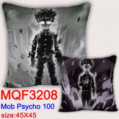 Mob Psycho 100 Cartoon Cosplay Double Side Decorative Chair Cushion Cartoon Anime Square Pillow 45X45