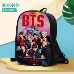 3 Different Styles K-POP BTS Bulletproof Boy Scouts  Custom Design Cosplay Cartoon Waterproof Anime Backpack Bag