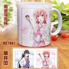 5 Different Styles My Youth Romantic Comedy Is Wrong, As I Expected Movie Cosplay 3D Character Printing Cup Anime Ceramic Mug