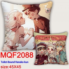 10 Styles Toilet-Bound Hanako-kun Cartoon Soft Pillow Game Square Stuffed Pillows 45*45cm