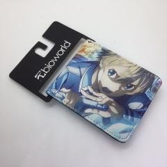 Sword Art Online | SAO Cartoon Cosplay Short Color Printing PU Purse Anime Wallet