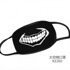 2 Styles Tokyo Ghoul Cosplay Cartoon Mask Space Cotton Anime Print Mask