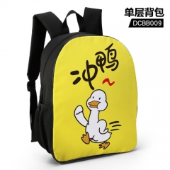 Duck Cartoon Custom Design Cosplay Cartoon Waterproof Anime Backpack Bag