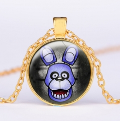 4 Styles Five Nights at Freddy's Anime Necklace（5pc Per Set）