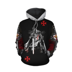 11 Styles Knights Templar Cosplay For Adult 3D Printing Anime Hoodie Unisex Sweater