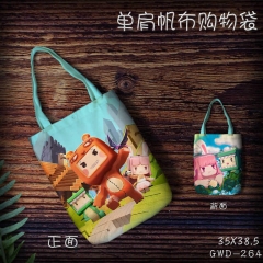 3 Styles Mini World Anime Pattern Cartoon Cute Game One Shoulder Bag Shopping Bag