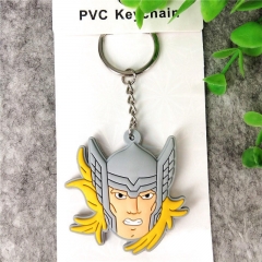 The Thor Model Figure Pendant Keyring Handmade Anime PVC Keychain Cardboard Packaging