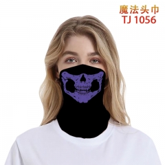 7 Styles Berserk The Skeleton Knight Cool Pattern Polyester Anime Magic Turban+Face Mask