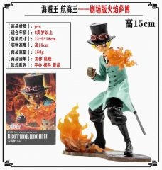 One Piece Flame Sabo Theater Version Character Japanese Cartoon Model Toy Anime PVC Figure