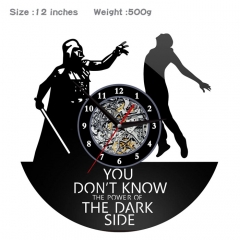 3 Styles Star War PVC Anime Wall Clock Wall Decorative Picture