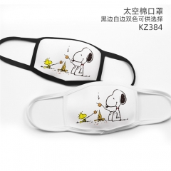 Snoopy Anime Mask Black /White Earloop Customizable New Style Dust-proof Mask