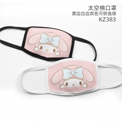 My Melody Anime Mask Black /White Earloop Customizable New Style Dust-proof Mask