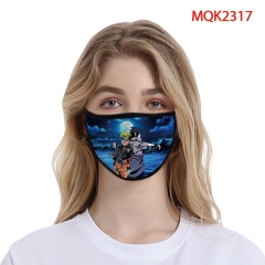 8 Styles For Adult and Children 2 Sizes Naruto Color Printed Space Cotton Anime Face Dust Mask
