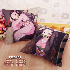 6 Styles Demon Slayer: Kimetsu no Yaiba Cartoon Cosplay Decorative Chair Cushion Cartoon Anime Square Pillow