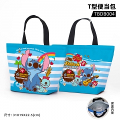 Lilo & Stitch Nylon Material Aluminum Foil Single Hand Bag Anime Bento Bag