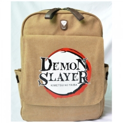 Demon Slayer: Kimetsu no Yaiba Canvas Material School Student Anime Backpack Bag