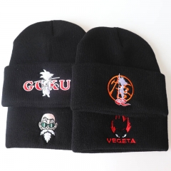 4 Designs Dragon Ball Z Unisex Fashion Styles Cartoon Character Anime Knitted Hat