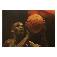 NBA Star Kobe Placard Home Decoration Retro Kraft Paper Anime Poster