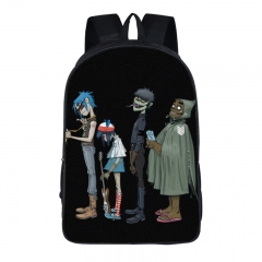 17 Styles Gorillaz Unisex For Teenager Colorful Printing Polyester School Bag Anime Backpack Bag