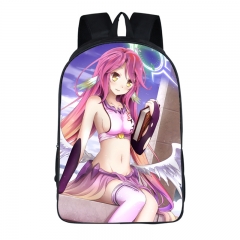 15 Styles No Game No Life Unisex For Teenager Colorful Printing Polyester School Bag Anime Backpack Bag