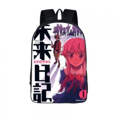 20 Styles Mirai Nikki Unisex For Teenager Colorful Printing Polyester School Bag Anime Backpack Bag