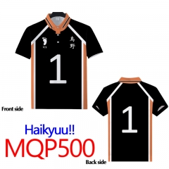 12 Styles Haikyuu Fashion Short Sleeves Anime Polo T shirts