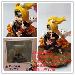 Naruto Manga Akatsuki Deidara Cartoon Character Plastic Statue Anime Figure Toys 15cm