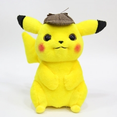 28CM Pokemon Detective Pikachu Cartoon Collection Gift Stuffed Dolls Anime Plush Toy