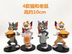 Tom and Jerry Cartoon Collection Model Toy Anime PVC Figure (4pcs/set)